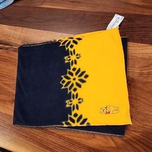Disney Blue and Gold Winnie The Pooh Scarf Unisex